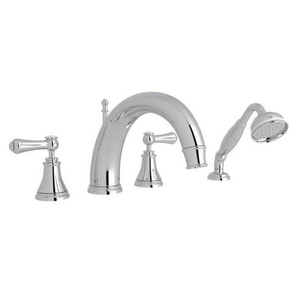 Georgian Era™ 4-Hole Deck Mount Tub Filler With C-Spout