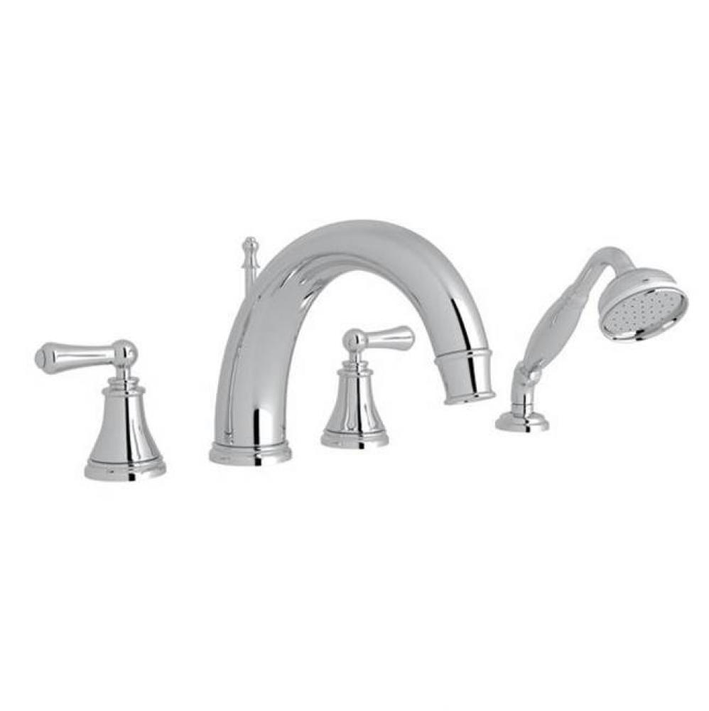 Georgian Era™ 4-Hole Deck Mount Tub Filler With C-Spout