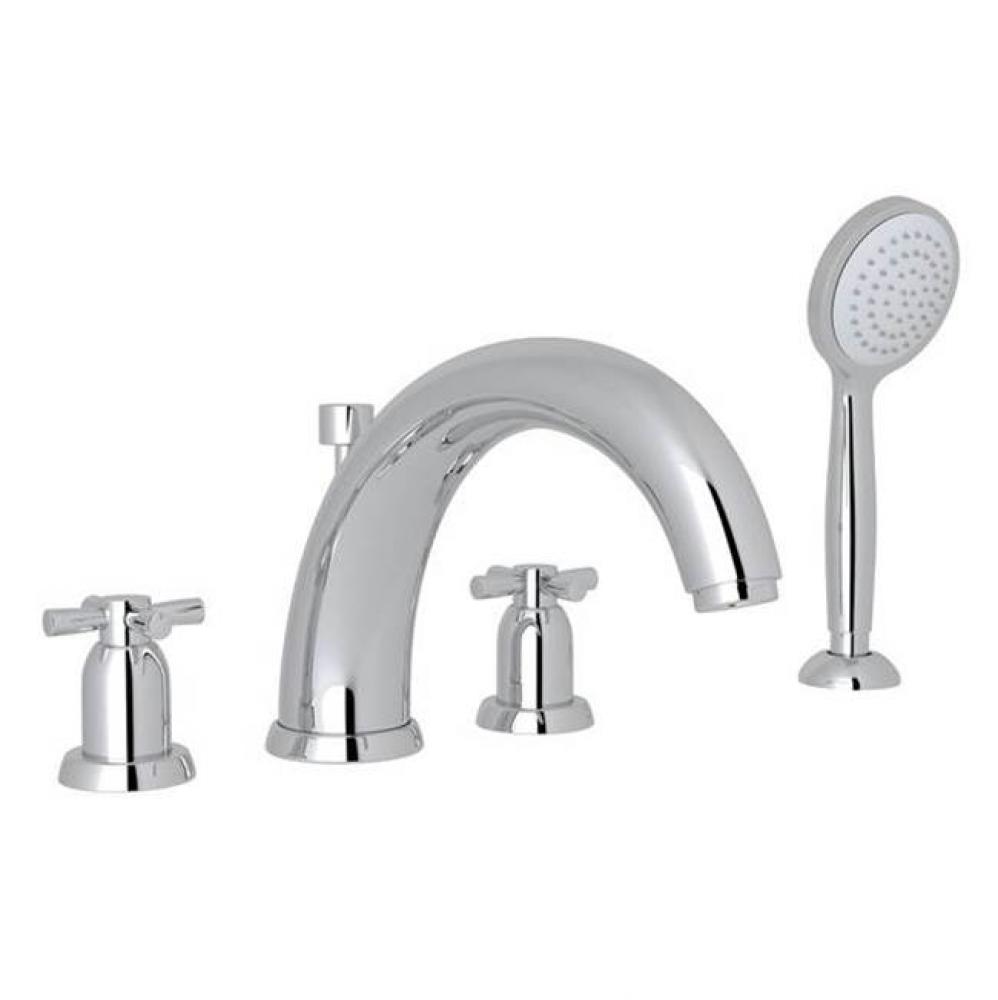 Holborn™ 4-Hole Deck Mount Tub Filler With U-Spout