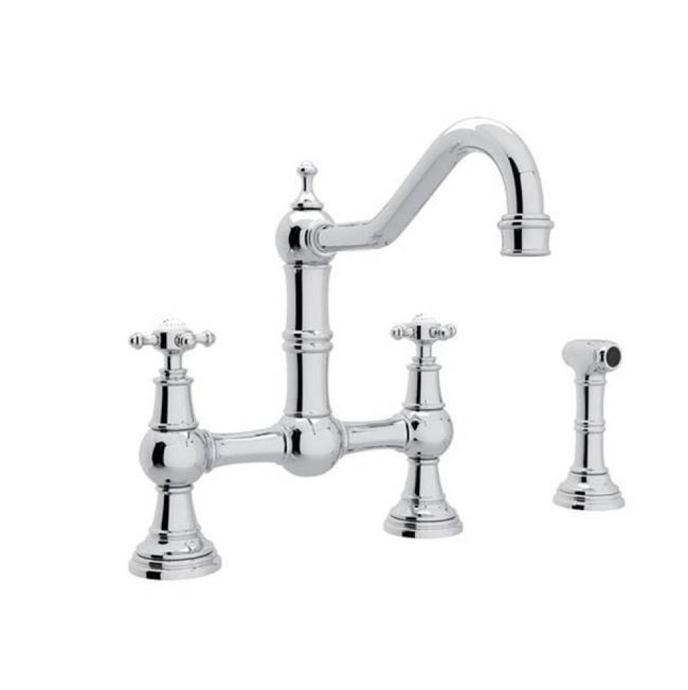 Edwardian™ Bridge Kitchen Faucet With Side Spray