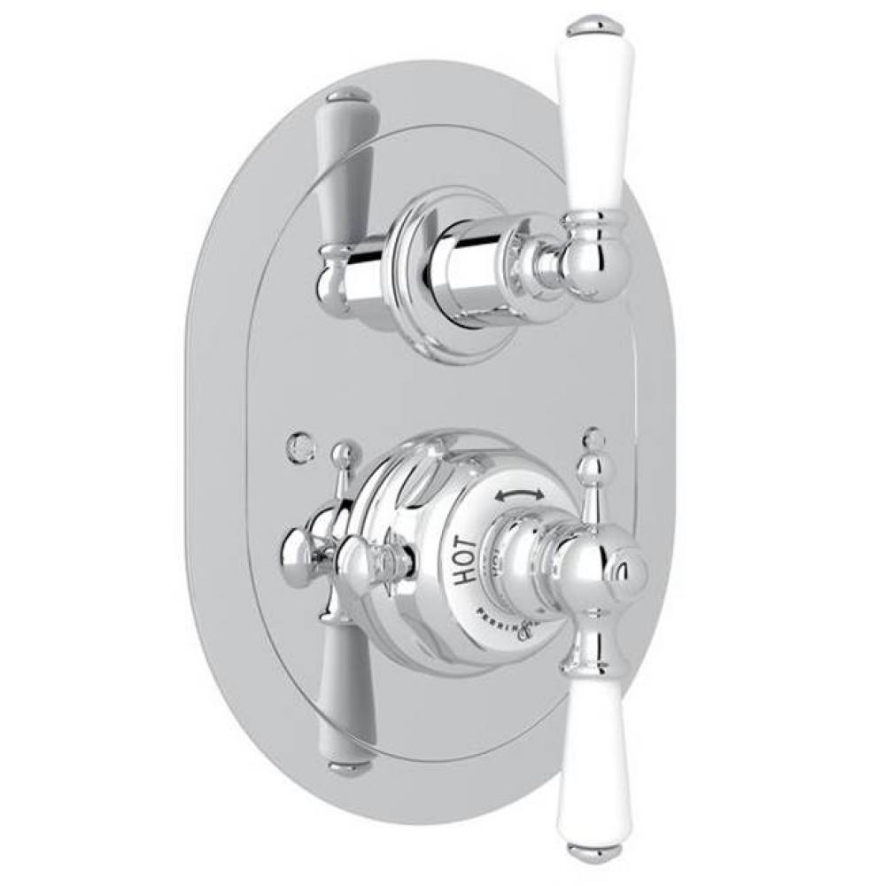 Edwardian™ 3/4'' Oval Thermostatic Trim With Volume Control