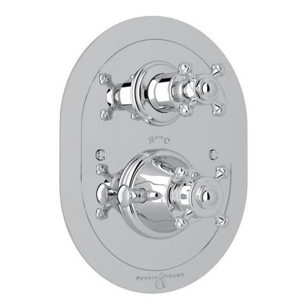 Georgian Era™ 3/4'' Oval Thermostatic Trim With Volume Control