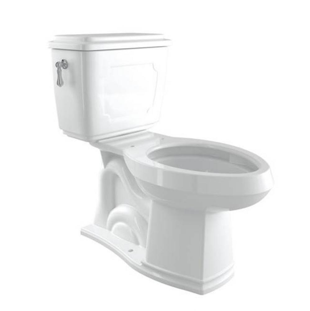 Perrin & Rowe® Victorian Elongated Close Coupled 1.28 GPF High Efficiency Water Closet/To