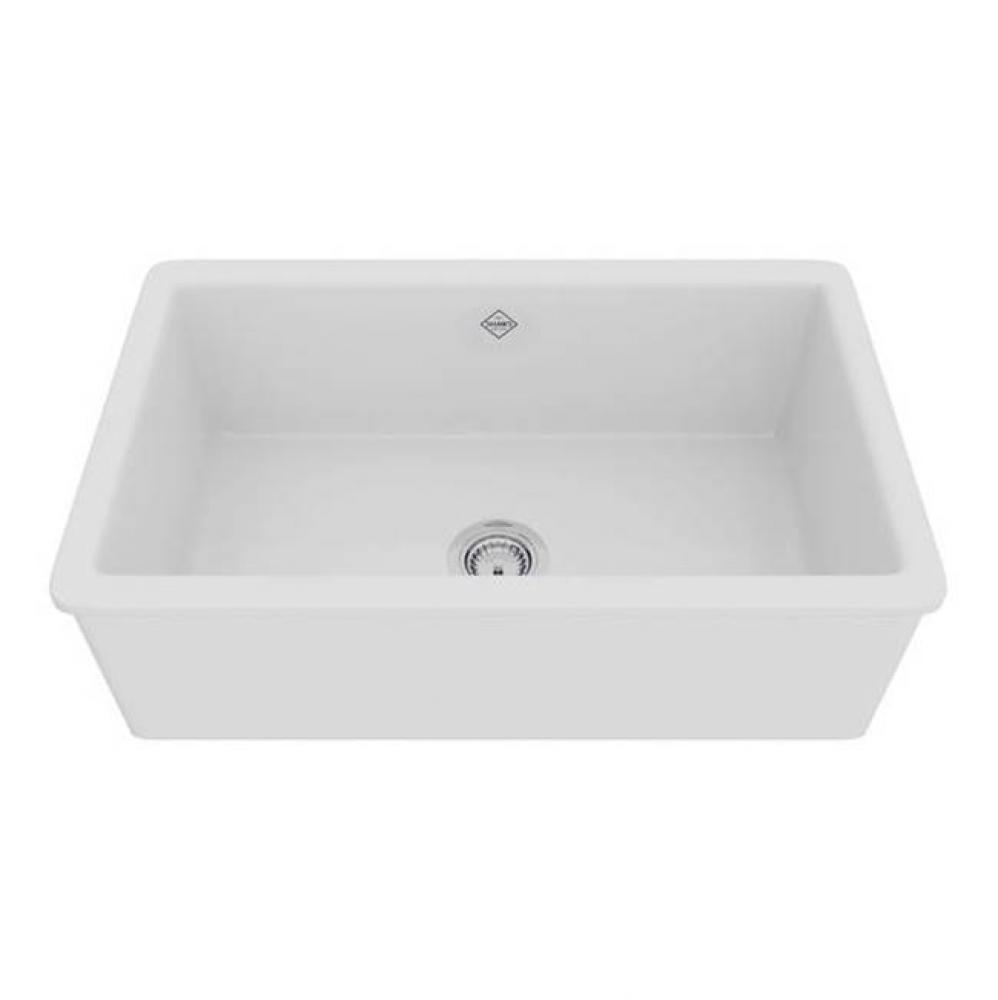 Shaker™ 30'' Single Bowl Undermount Fireclay Kitchen Sink