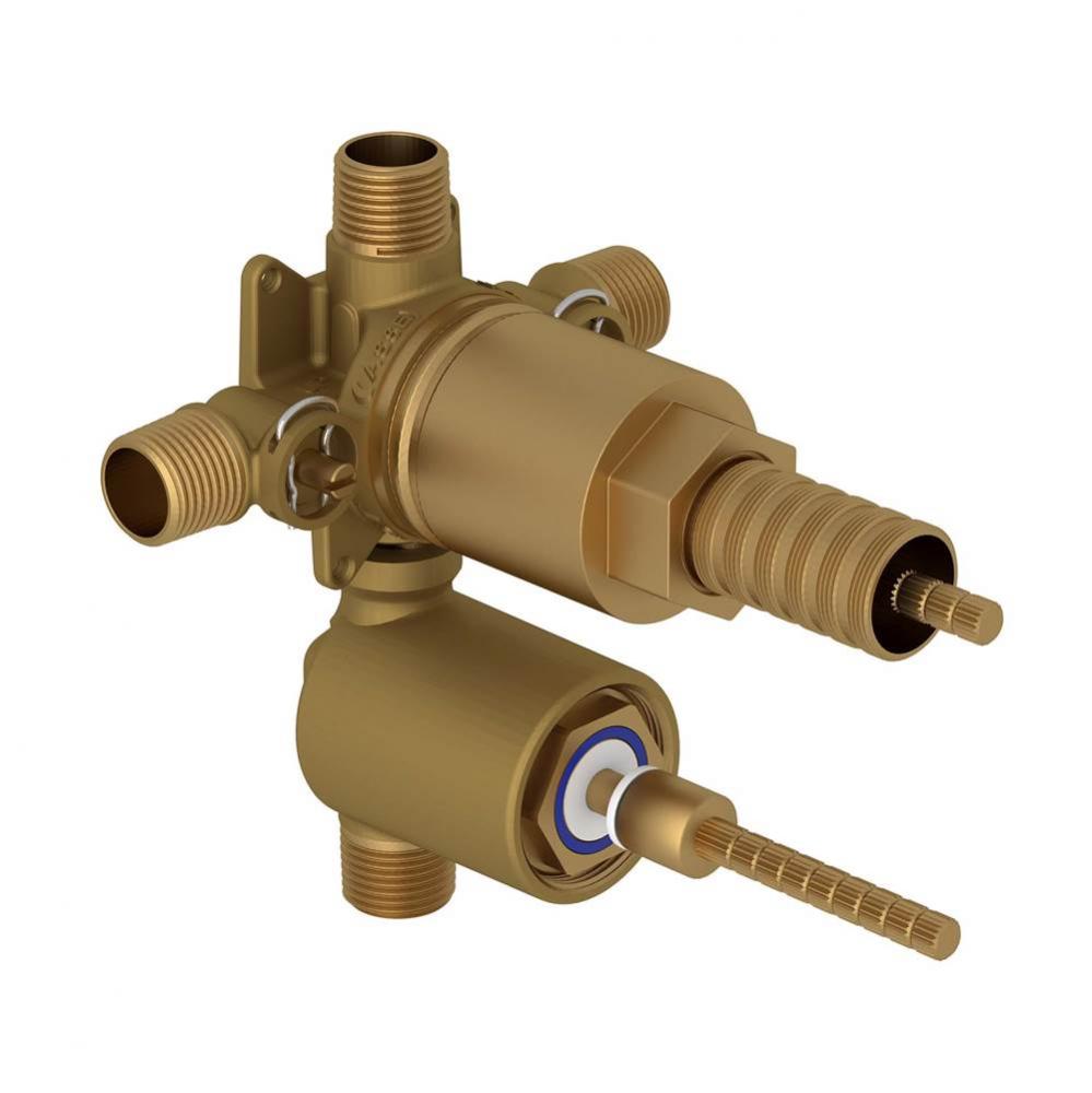 1/2'' Pressure Balance Rough-In Valve With Diverter