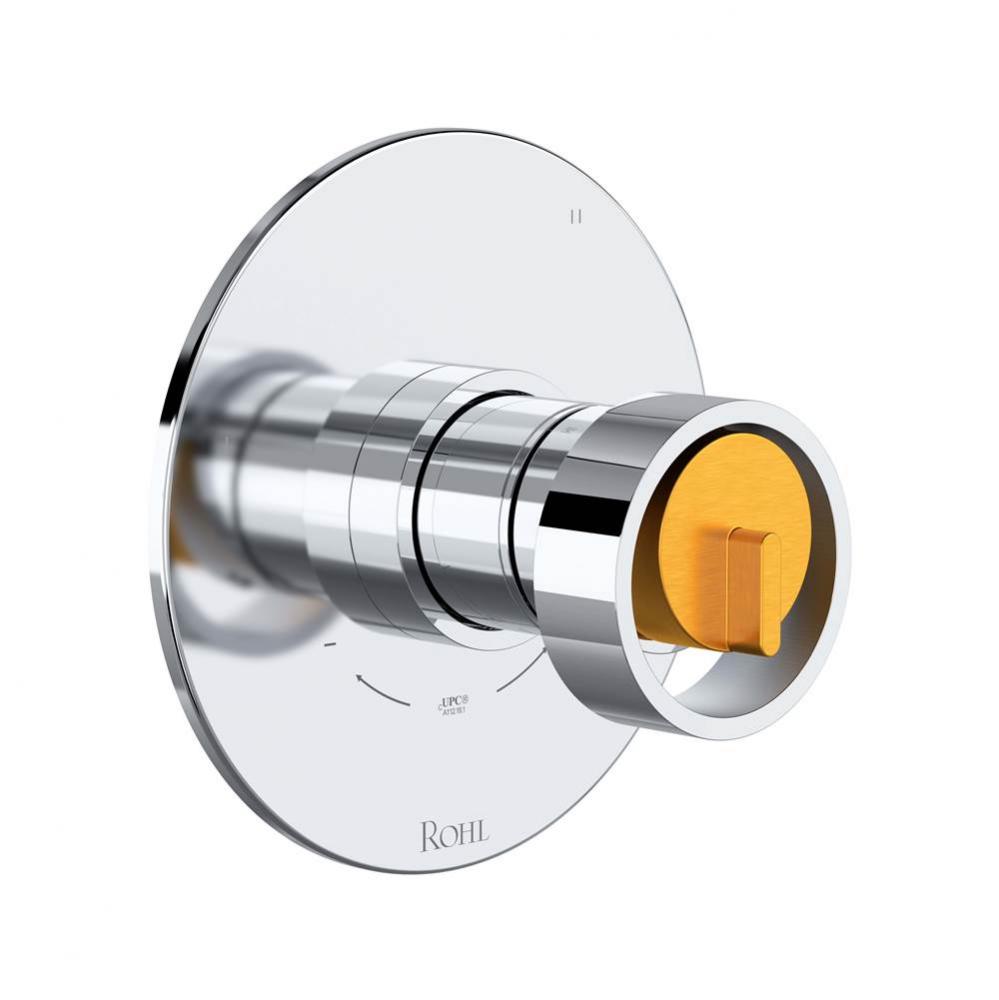 Eclissi™ 1/2'' Therm & Pressure Balance Trim With 5 Functions