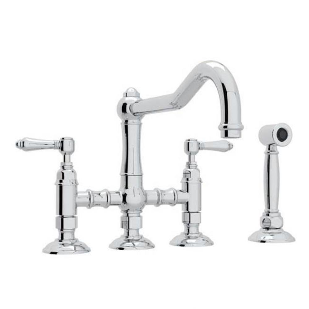 Acqui® Bridge Kitchen Faucet With Side Spray