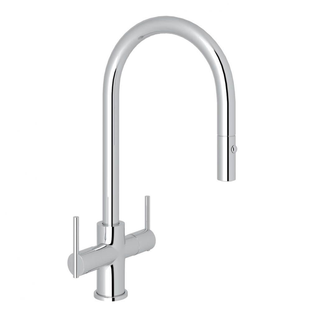 Pirellone™ Two Handle Pull-Down Kitchen Faucet