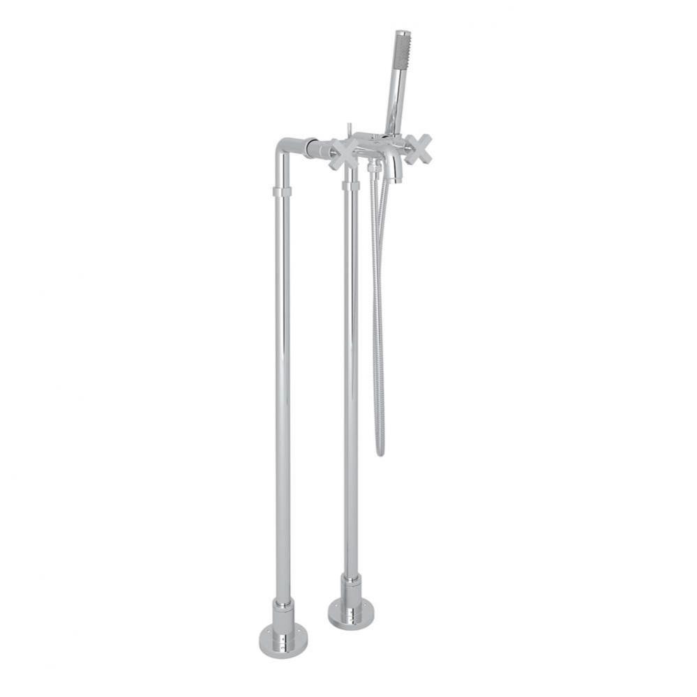 Lombardia® Floor Mount Tub Filler