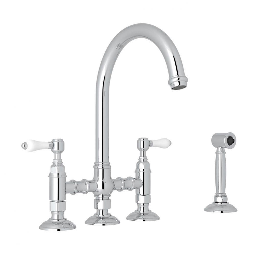 San Julio® Bridge Kitchen Faucet With Side Spray