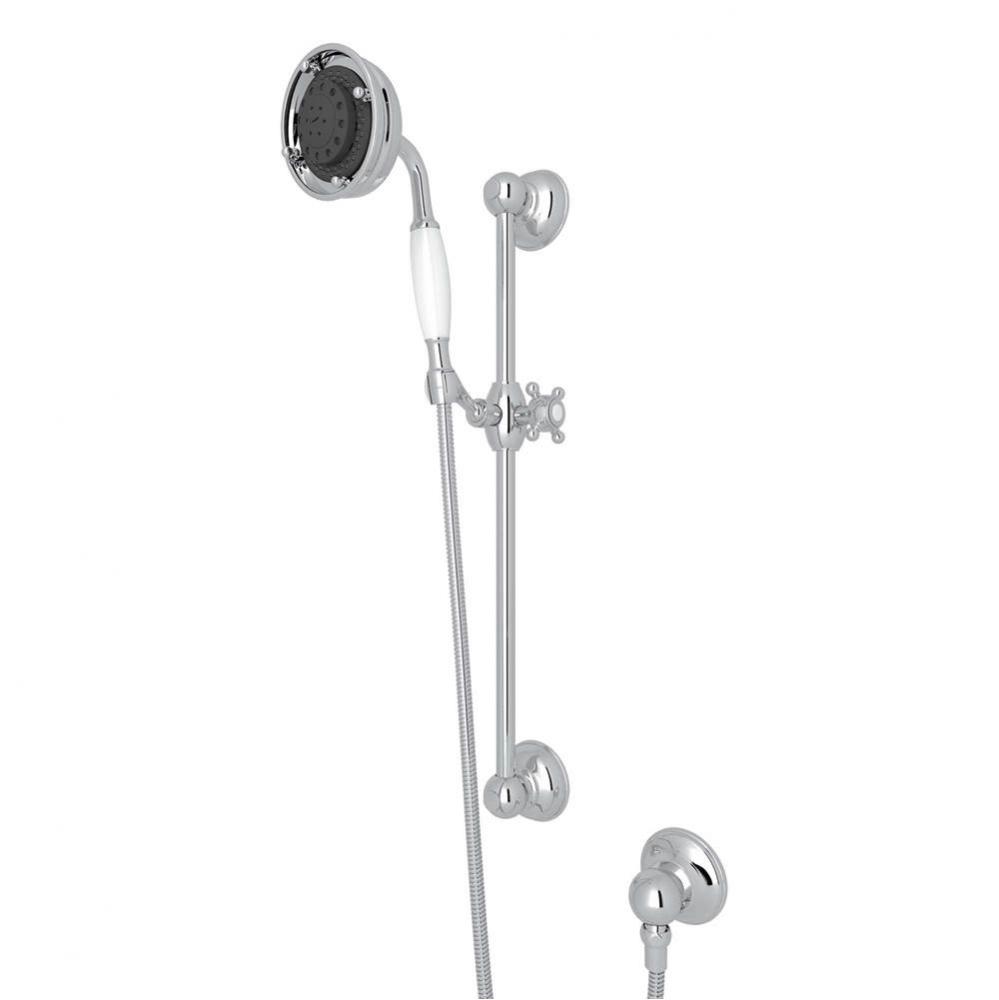 Handshower Set With 22'' Slide Bar and 3-Function Handshower