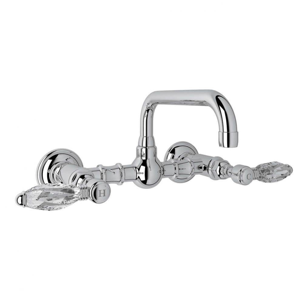 Acqui® Wall Mount Bridge Lavatory Faucet With U-Spout