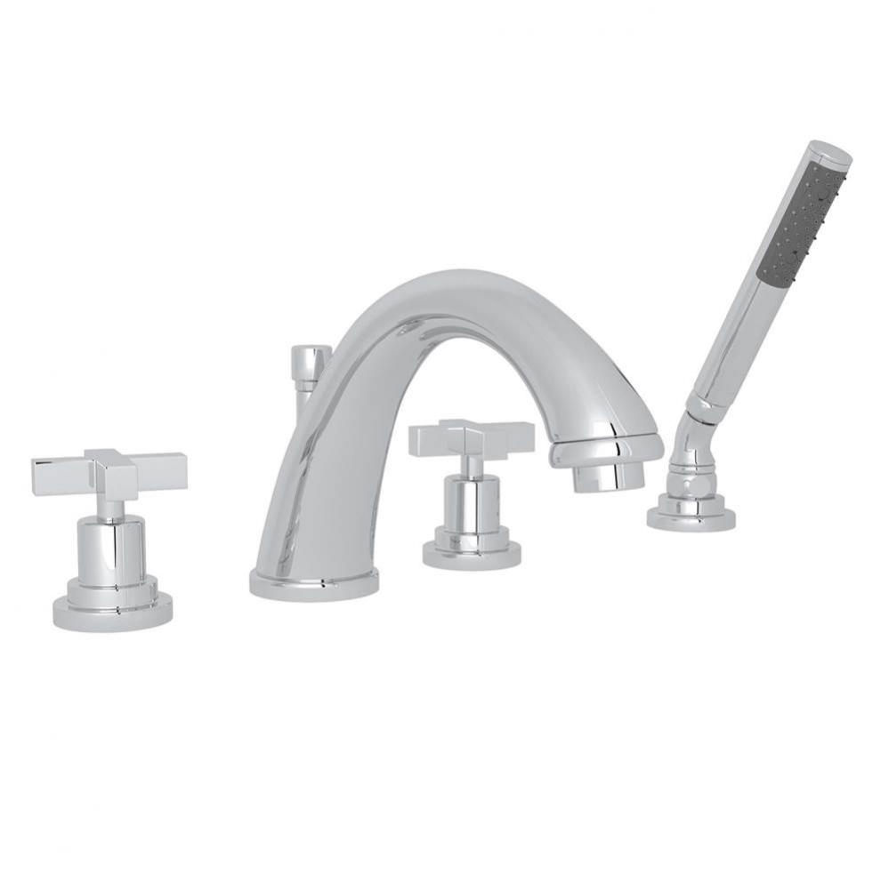 Lombardia® 4-Hole Deck Mount Tub Filler