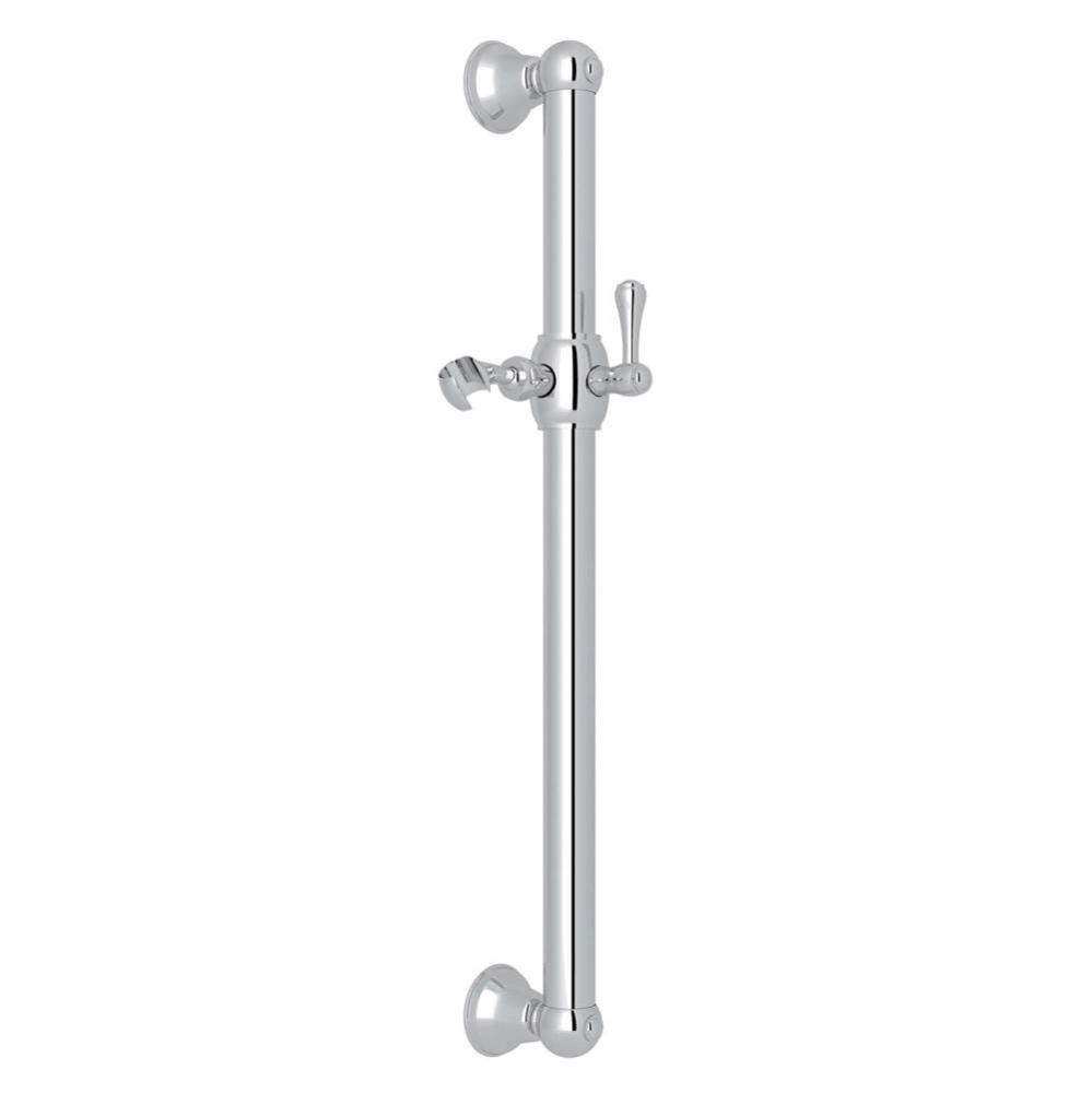 24'' Grab Bar With Sliding Handshower Holder