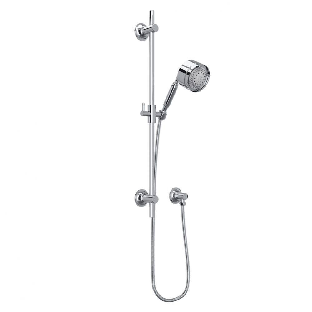 Handshower Set With 24'' Slide Bar and 5-Function Handshower