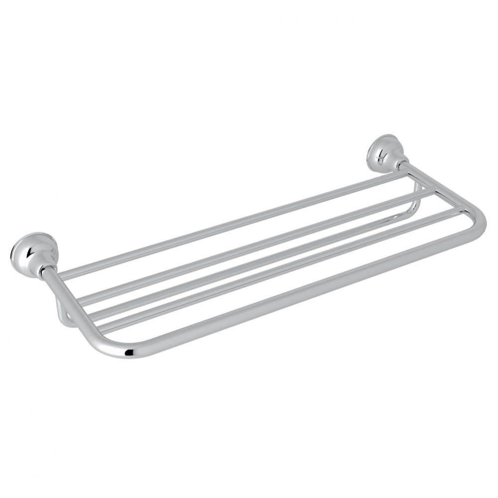 Rohl Verona And Arcana Hotel Style Towel Rack 23 1/2''W X 11''D In Polished Ra