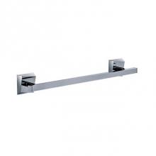 Rohl 623.00.031.PN - Turn Wall Mounted 18'' Single Towel Bar In Polished Nickel