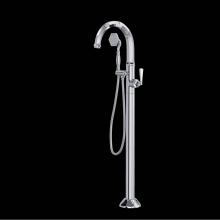 Rohl TPN06HF1LMAPC - Palladian® Single Hole Floor Mount Tub Filler Trim