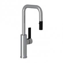 Rohl TR66D1LBAPC - Tuario™ Pull-Down Bar/Food Prep Kitchen Faucet with U-Spout