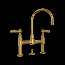 Rohl U.3708LSP-ULB-2 - Georgian Era™ Bridge Lavatory Faucet