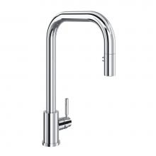 Rohl U.4046L-APC-2 - Holborn™ Pull-Down Kitchen Faucet With U-Spout