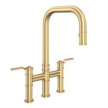 Rohl U.4551HT-SEG-2 - Armstrong™ Pull-Down Bridge Kitchen Faucet With U-Spout