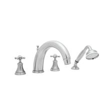 Rohl U.3649X-APC - Georgian Era™ 4-Hole Deck Mount Tub Filler With C-Spout