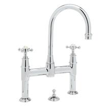 Rohl U.3709X-APC-2 - Georgian Era™ Bridge Lavatory Faucet