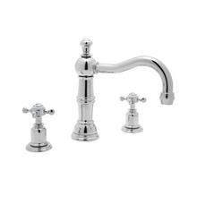 Rohl U.3721X-APC-2 - Edwardian™ Widespread Lavatory Faucet With Column Spout