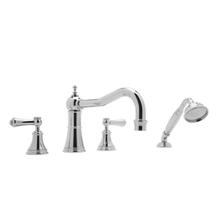 Rohl U.3747LSP-APC - Georgian Era™ 4-Hole Deck Mount Tub Filler With Column Spout