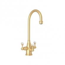 Rohl U.1220LS-SEG-2 - Georgian Era™ Three Handle Bar/Food Prep Filter Kitchen Faucet