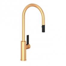 Rohl TR55D1LBSG - Tuario™ Pull-Down Kitchen Faucet With C-Spout