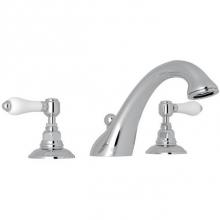 Rohl A1454LPAPC - Rohl Country Bath Viaggio Three Hole Deck Mounted Tub Filler