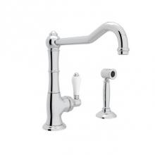 Rohl A3650/11LPWSAPC-2 - Rohl Country Kitchen Cinquanta Single Hole Faucet