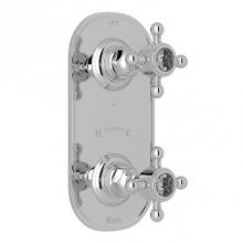 Rohl A4964XCAPC - Italian Bath Trim For 1/2'' Thermostatic/Diverter Control Rough Valve