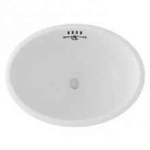 Rohl U.2525WH - 20'' x 15'' Oval Undermount Lavatory Sink