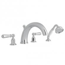 Rohl U.3248L-APC - Edwardian™ 4-Hole Deck Mount Tub Filler