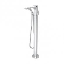 Rohl U.3440LS-APC/TO - Hoxton™ Single Hole Floor Mount Tub Filler Trim