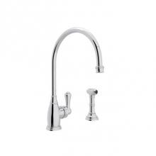 Rohl U.4702APC-2 - Georgian Era™ Kitchen Faucet With Side Spray