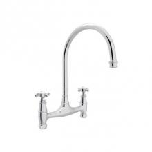 Rohl U.4790X-APC-2 - Georgian Era™ Bridge Kitchen Faucet Without Unions