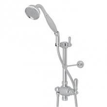 Rohl U.5373NLS-APC - Riser Diverter, Handshower, Handshower Holder, Hose and 8'' Thermostatic Outlet