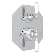 Rohl U.5555L-APC/TO - Edwardian™ 3/4'' Octagonal Thermostatic Trim With Volume Control