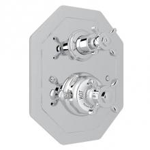 Rohl U.5556X-APC/TO - Edwardian™ 3/4'' Octagonal Thermostatic Trim With Volume Control