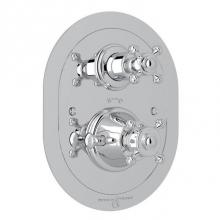 Rohl U.5757X-APC/TO - Georgian Era™ 3/4'' Oval Thermostatic Trim With Volume Control