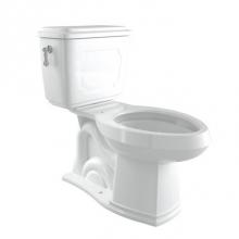 Rohl U.KIT113-APC - Perrin & Rowe® Victorian Elongated Close Coupled 1.28 GPF High Efficiency Water Closet/To