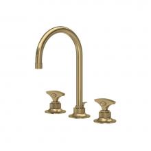 Rohl MB2019DMAG-2 - Graceline® Widespread Lavatory Faucet With C-Spout