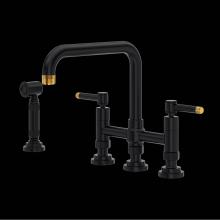 Rohl A3358ILWSMBU-2 - Campo™ Bridge Kitchen Faucet With Side Spray