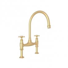 Rohl U.4790X-SEG-2 - Georgian Era™ Bridge Kitchen Faucet Without Unions