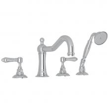 Rohl A1404LMAPC - Acqui® 4-Hole Deck Mount Tub Filler