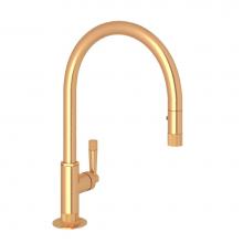 Rohl MB7930LMSG-2 - Graceline® Pull-Down Kitchen Faucet With C-Spout